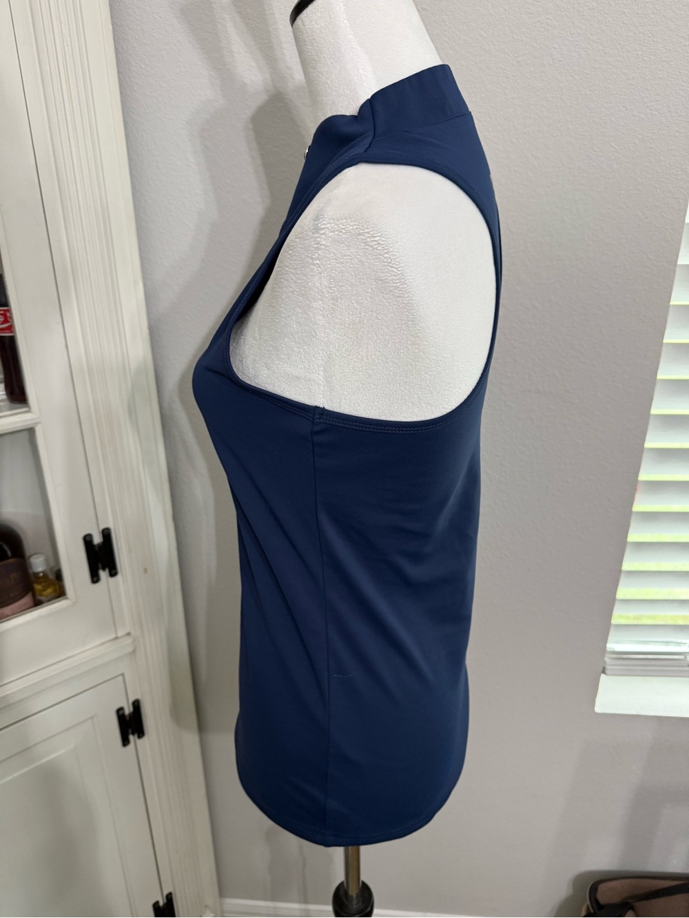Calliope Golf Vita Sleeveless Polo in Navy - Picture 4 of 7